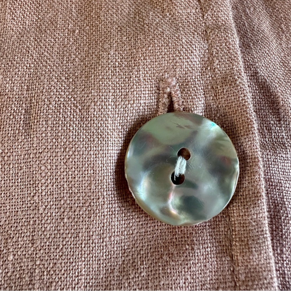 David Dart Collection 100% Linen Button Down Shir… - image 2